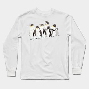 Penguin Cat Long Sleeve T-Shirt